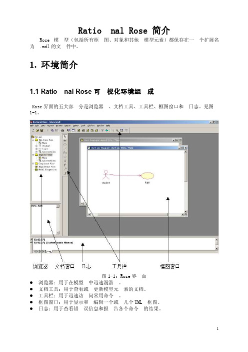 RationalRose【UML建模】教程使用详解