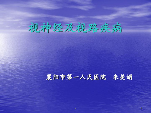 视神经疾病ppt课件