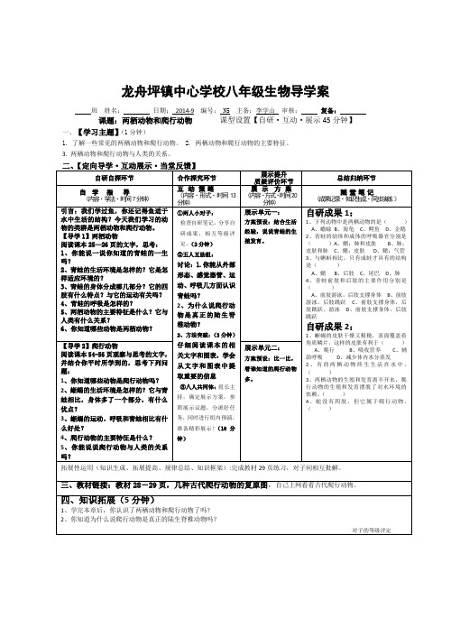 两栖动物和爬行动物