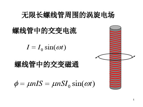 无限长螺线管周围的涡旋电场解读