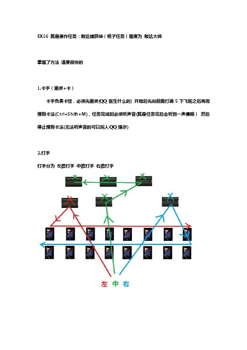 SD敢达刷EX16(桃子任务)详细图解