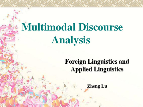 Multimodal Discourse Analysis