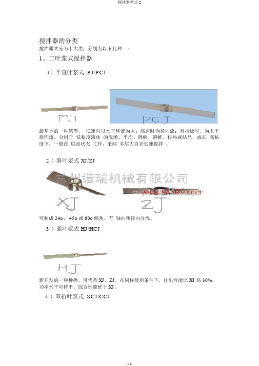 搅拌器型式2