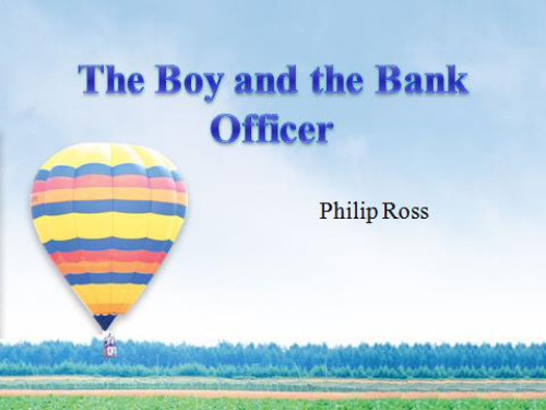 The Boy and the Bank Officer解读