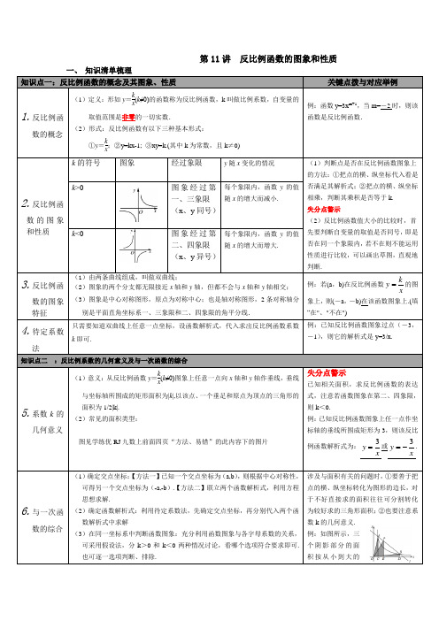 第11讲 反比例函数