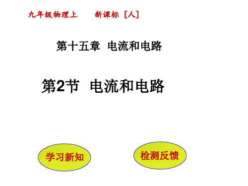 【人教版】2019年秋九上物理：15.2《电流和电路》ppt课件(28页)