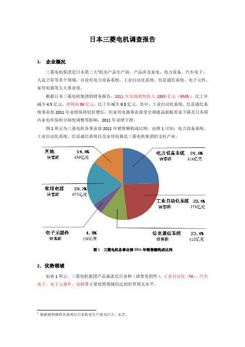 三菱电机企业分析