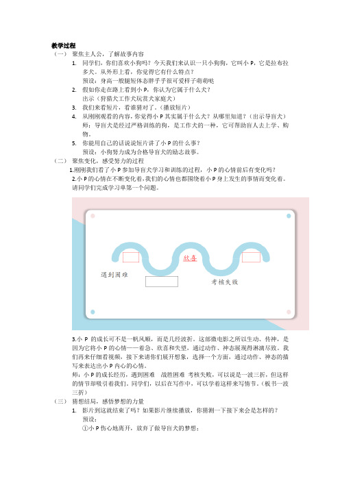 《导盲犬》教学流程