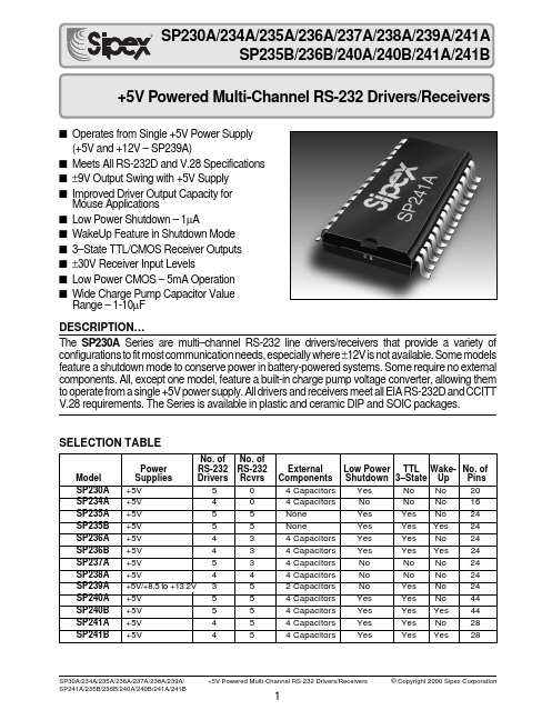 SP238A中文资料