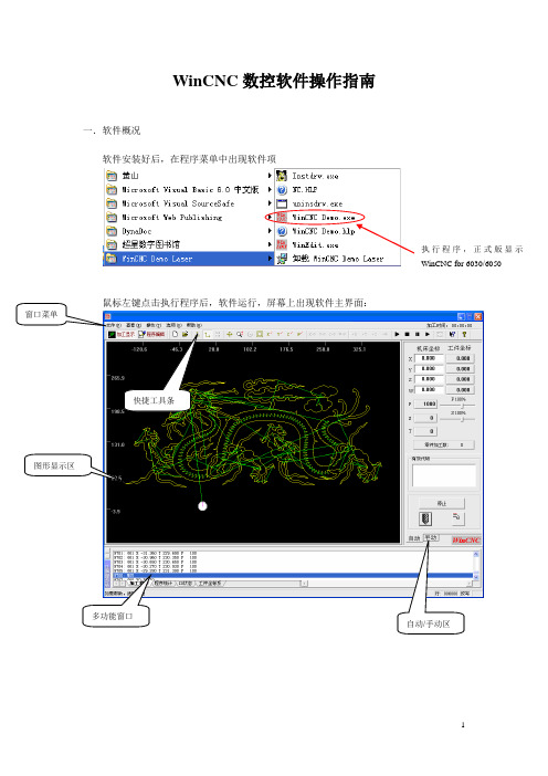 WinCNC数控软件操作指南