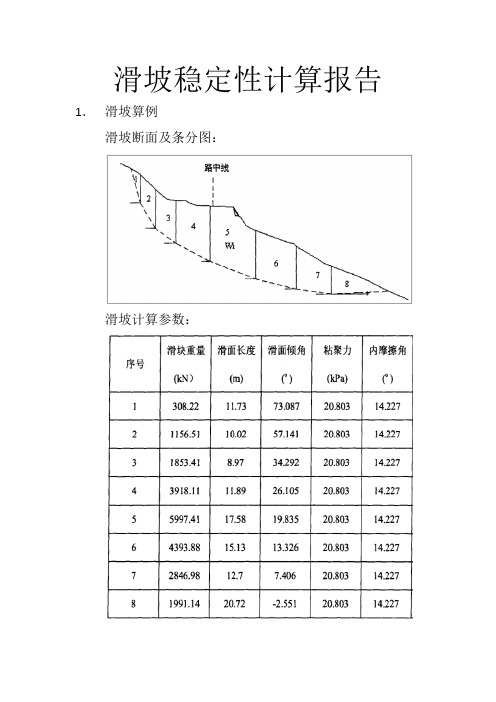 传递系数法报告