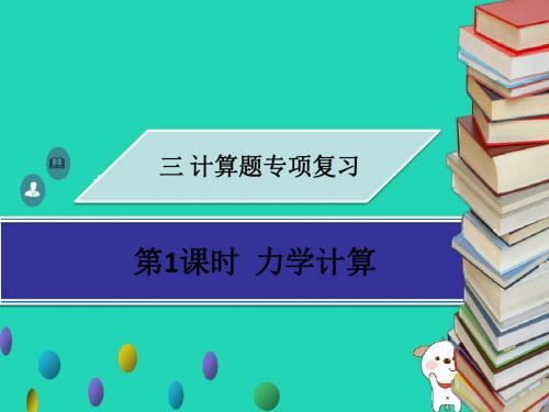 广东省2018年中考物理专题复习计算题第1课时力学计算课件