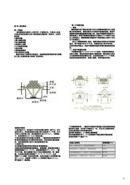 第7章 原位测试技术