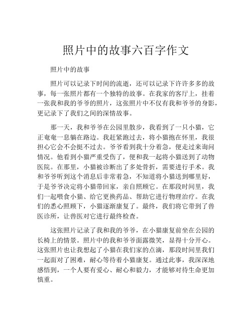 照片中的故事六百字作文