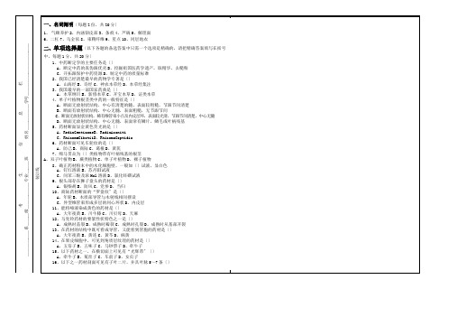 04级中药班2007-2008第一学期鉴定试题B卷