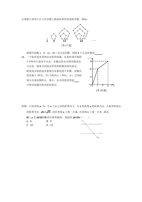 2013年各地中考试题