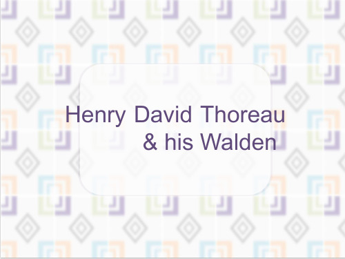 Henry·David·Thoreau