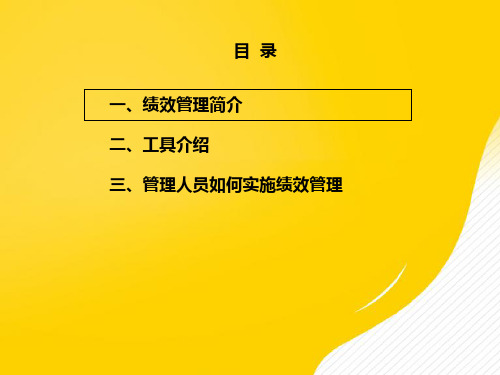 绩效管理理论基础优秀PPT资料