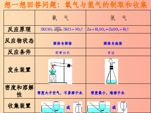 九年级化学上册 第五章 燃料 5.3 二氧化碳的性质和制法 二氧化碳的制取课件 粤教版