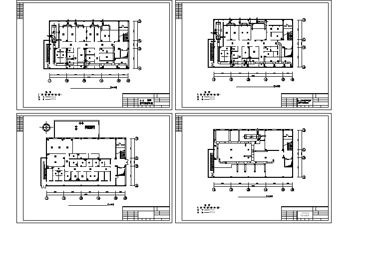 制剂车间空调通风完整施工图纸cad图纸