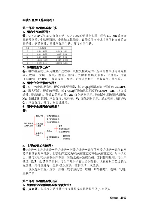 钢铁冶金学(炼钢部分).