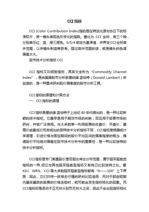 CCI指标