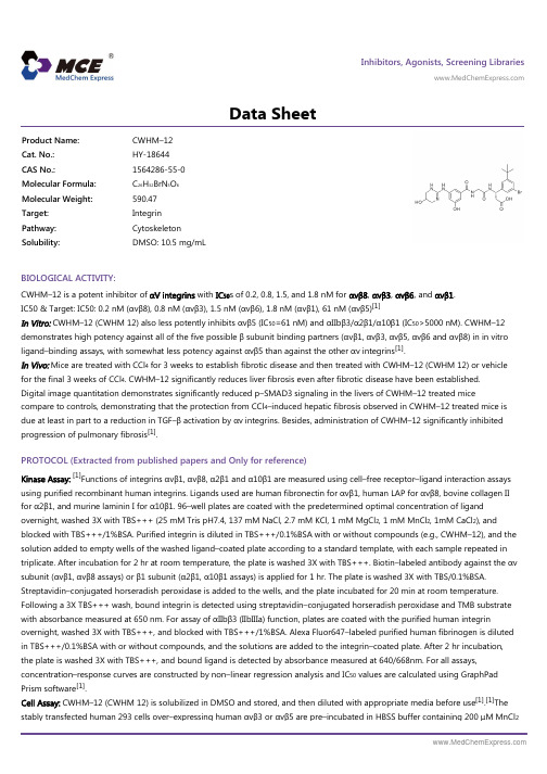 CWHM-12_DataSheet_MedChemExpress