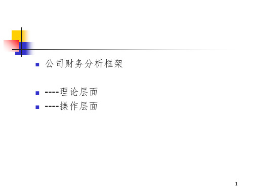 管理][财务]公司财务分析PPT课件