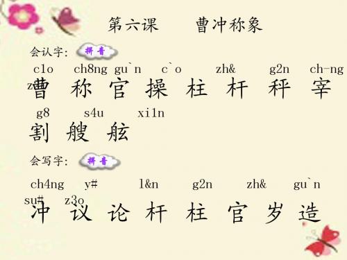 二年级语文下册 第2单元 6《曹冲称象》课件6 语文S版