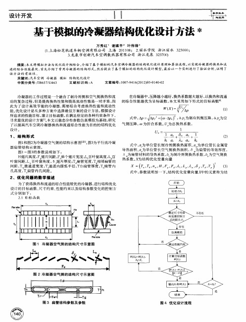 基于模拟的冷凝器结构优化设计方法