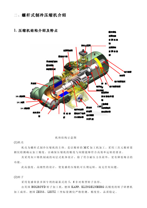 2螺杆式制冷压缩机介绍