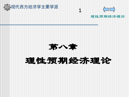08第八章理性预期学派理论