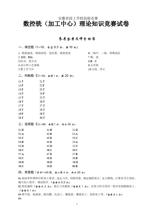 加工中心答案(1)