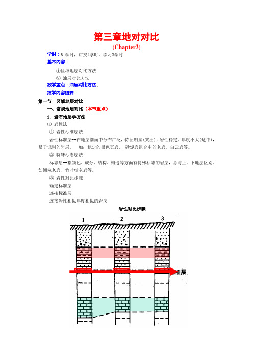 第三章地对对比