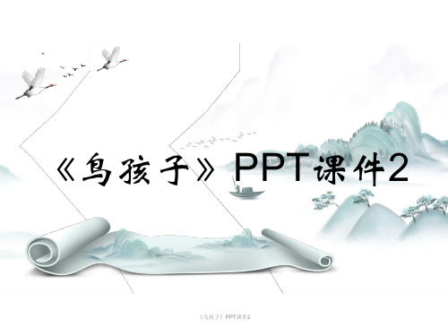 《鸟孩子》PPT课件2