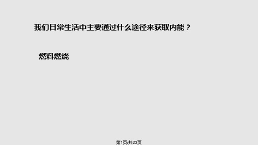 燃料的利用及其环境保护PPT课件