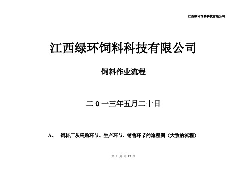 饲料业务流程讲解