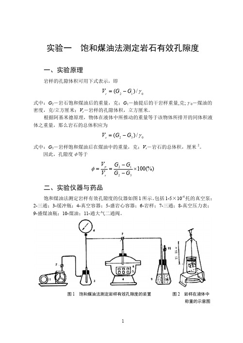 油层物理实验