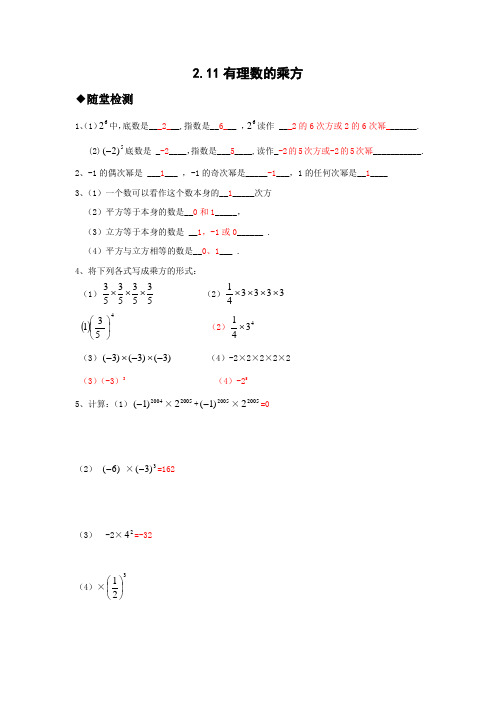 2.11有理数的乘方