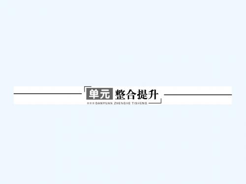 2015-2016学年高中政治 第二单元 生产、劳动与经营单元整合提升课件 新人教版必修1