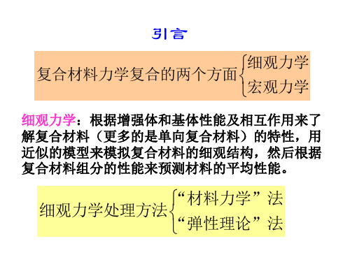 第七章复合材料力学性能的复合规律ppt课件