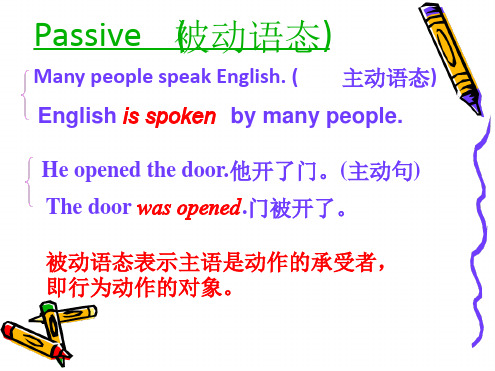 高一英语被动语态北师大版
