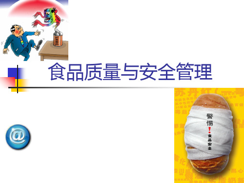 食品质量与安全管理教材ppt(105张)