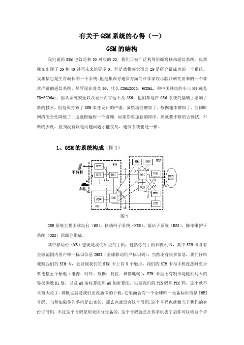 GSM系统结构