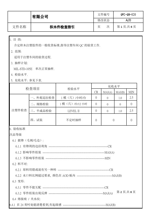 积木检验标准20191202