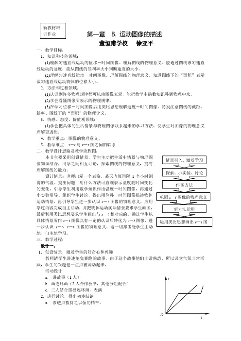 运动图像的描述