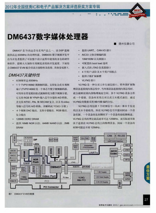 DM6437数字媒体处理器