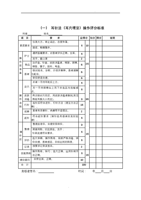 八项中医护理技术操作