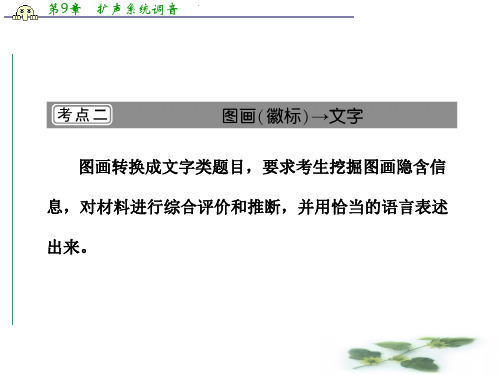 河北省高考语文一轮复习课件: 图文转换及创新题型 考点2图画(徽标)文字