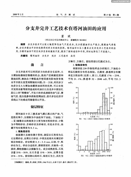 分支井完井工艺技术在塔河油田的应用